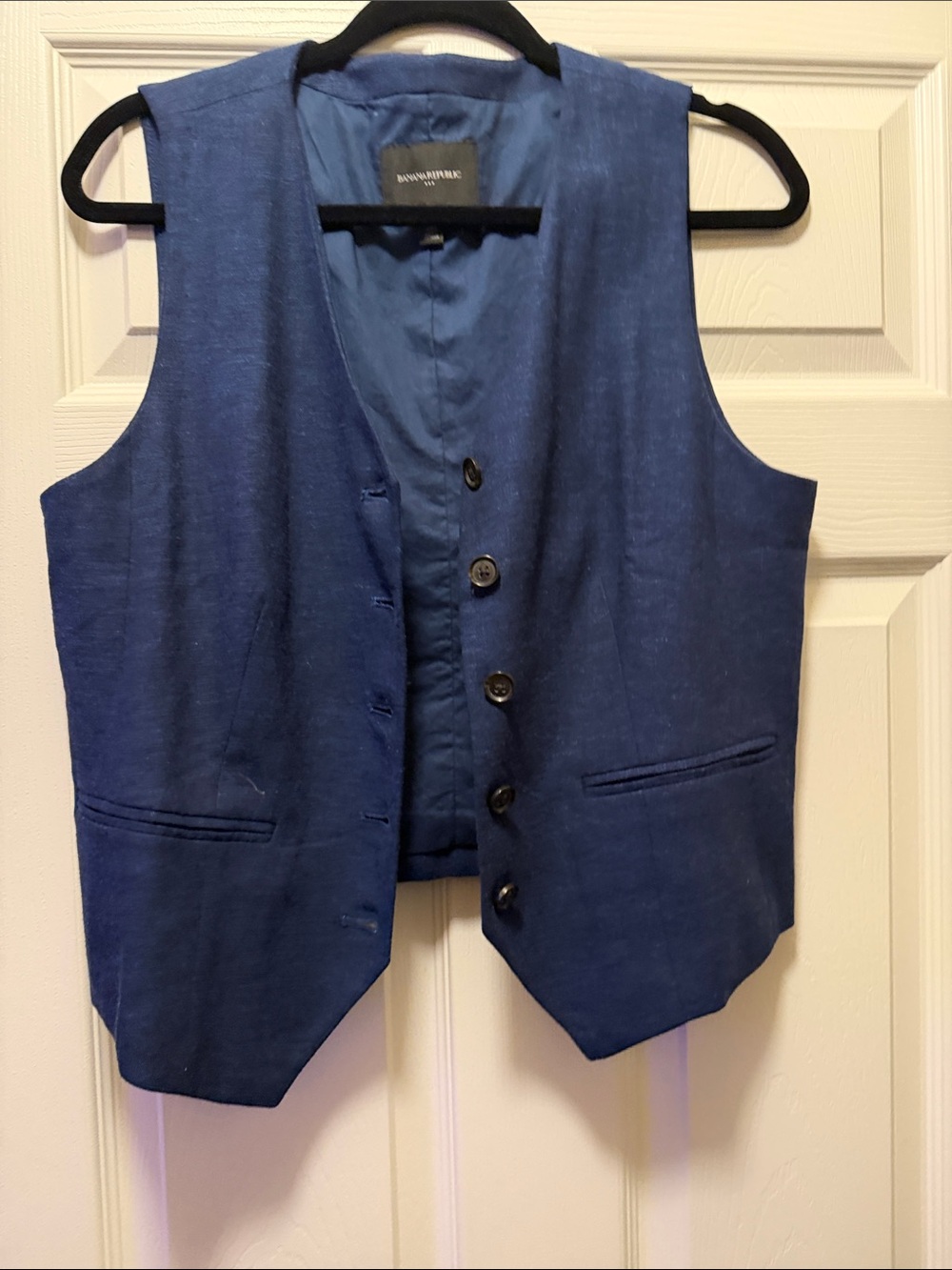 Banana Republic Blue Women's Dress Vest
